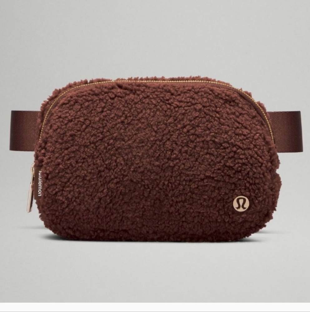 Lululemon Brown Everywhere Fleece Belt Bag